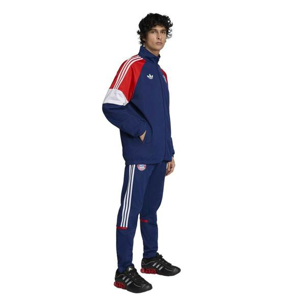 Adidas Mens FC Bayern Munich Pique Track Top - Blue - 