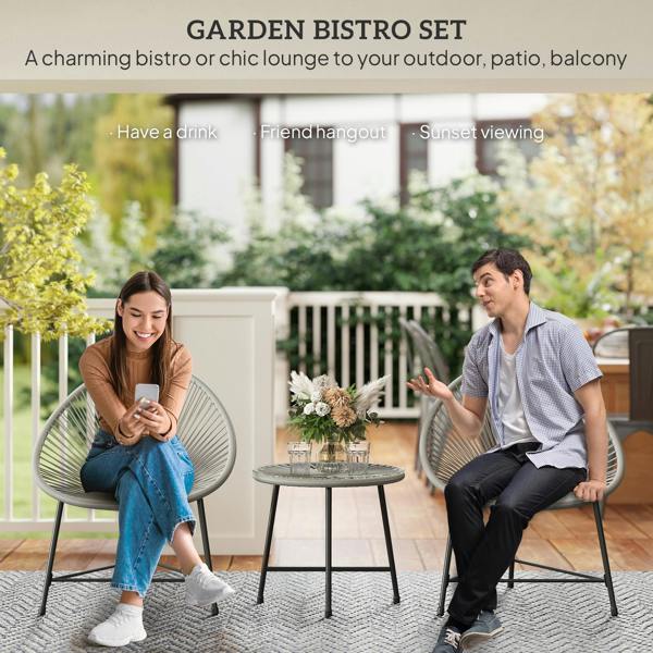Rattan Bistro Set