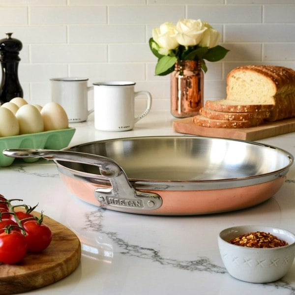 Hestan CopperBond Induction Copper Skillets - Medium, 28cm