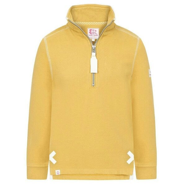 Lazy Jacks LJ3C - Girl's 1/4 Zip Sweatshirt - Heather