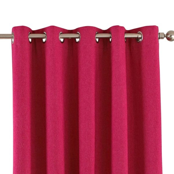 Riva Home Eclipse Blackout Eyelet Curtains - Pink