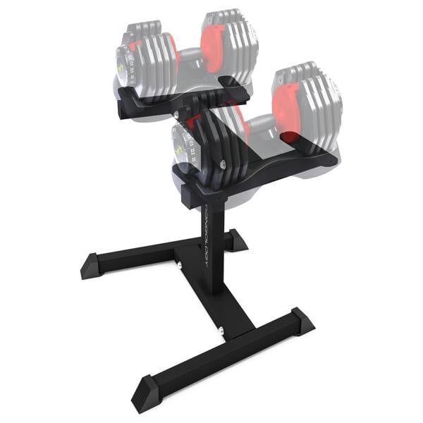 Homeology Durable Steel Floor Stand for Urban Adjustable Dumbbells, Space Saver Adjustable Weights Rack