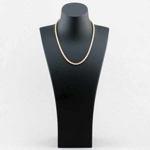 T. H. Baker 9ct Yellow Gold 18 Inch Rope Chain HLRP-420-9Y-18