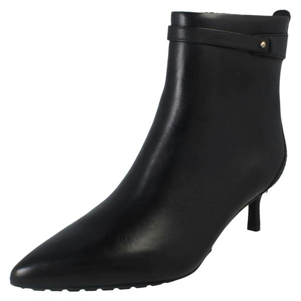 Clarks Ladies Clarks Smart Zip Fastening Heeled Ankle Boots Adela Up