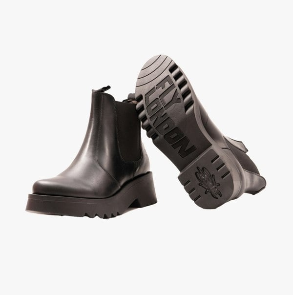 Fly London MEDI789FLY Womens Ankle Boots Black