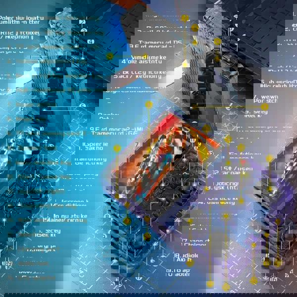 Dyzi R36S Retro Handheld Game Console 3.5" IPS Screen 21000+ Games USB Rechargeable