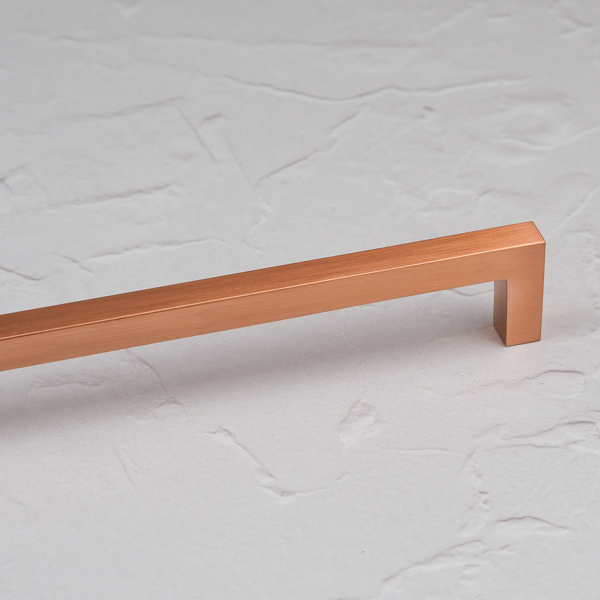 Handle & Home Satin Copper Rose Gold D Bar Handles