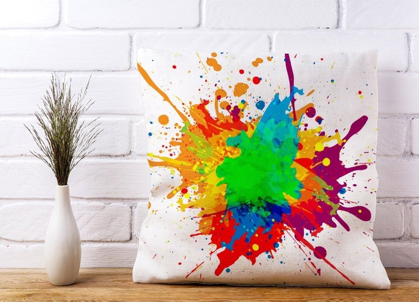 Warren Reed Paint Splash! Cushions