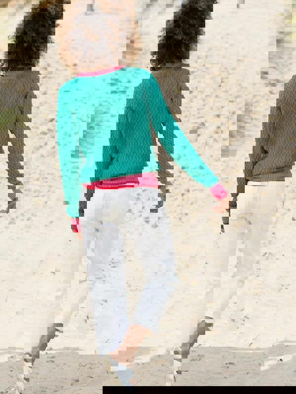 Kite Womens Organic Newton Cropped Straight Leg Jeans Ivory