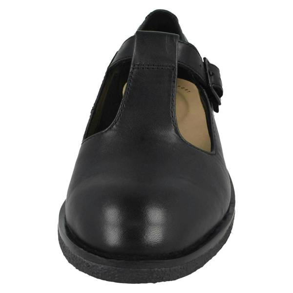 Clarks Ladies Clarks T-Bar Heeled Shoes - Griffin Town