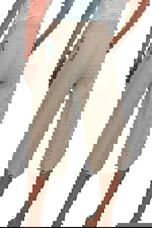 Paulo Due Women's Smart Cropped Leg Culotte Trouser