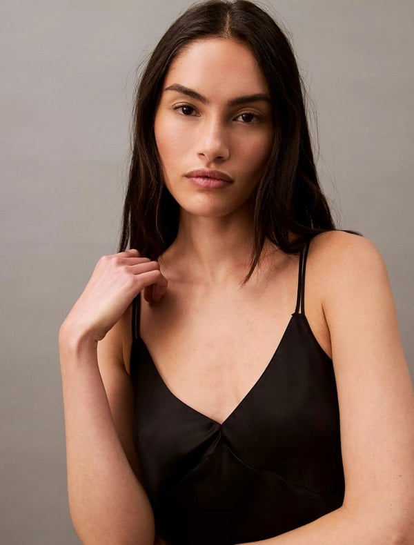Calvin Klein CK INSTINCT Womens Cami Pyjama Top Black
