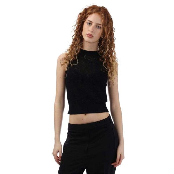 Boss Womens/Ladies Fassie Crochet Top - Black - 