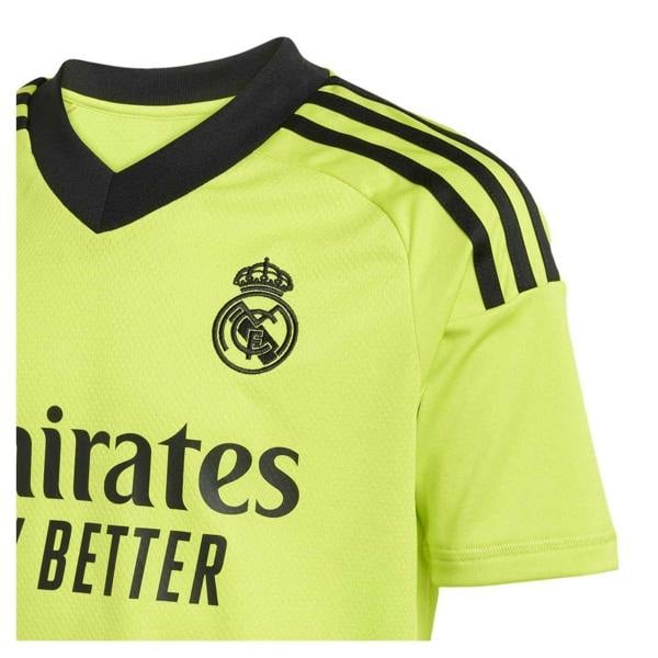 Adidas Childrens/Kids Real Madrid CF Football Jersey - Solar Yellow - 