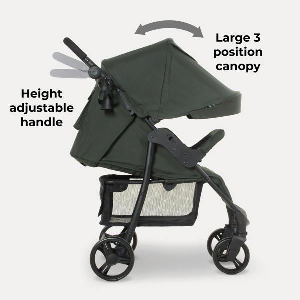 My Babiie MB30 Plus Pushchair - Forest Green