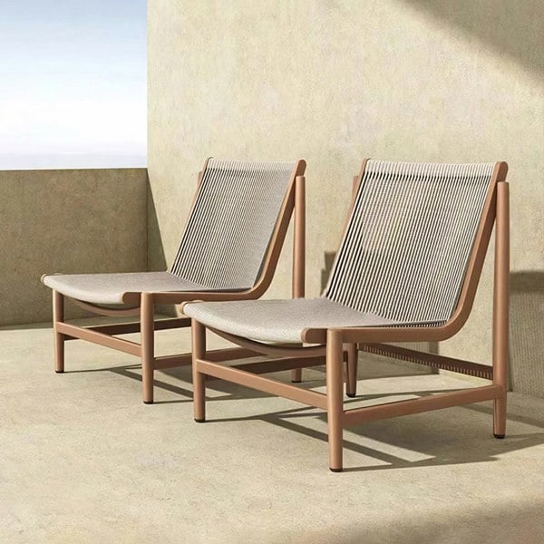 Weilai Concept Lavoie Outdoor Lounge Chair With Footstool, Rattan