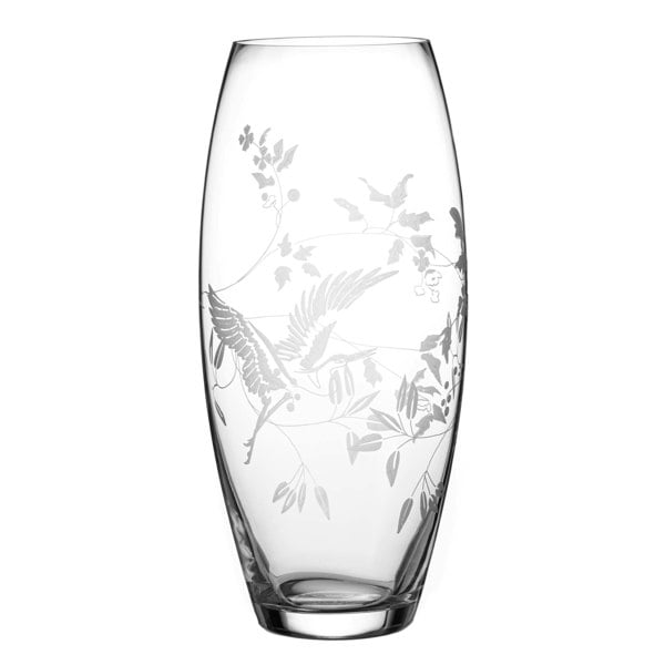 Diamante Flying Heron Barrel Vase - 30cm