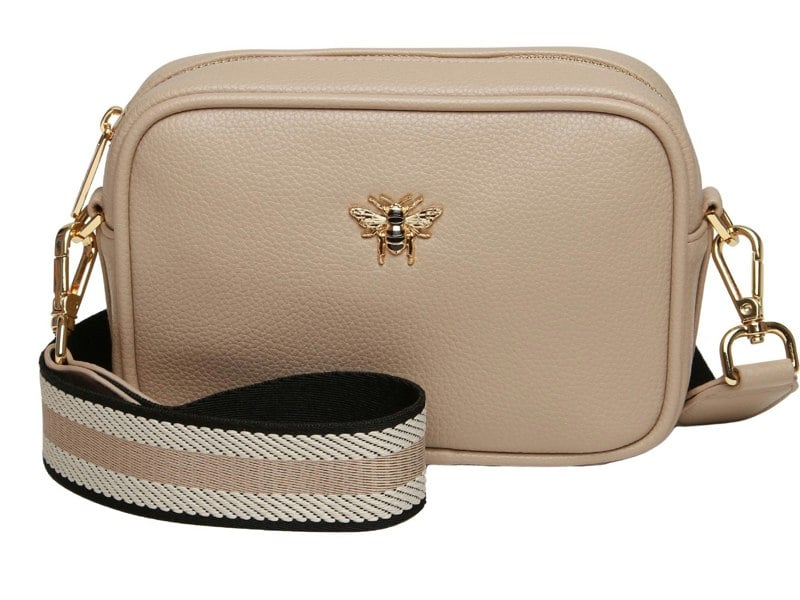 Alice Wheeler Vegan Leather Bee Mini Crossbody Bag