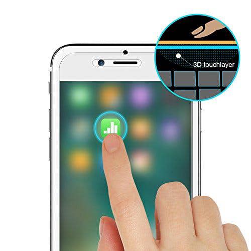 Iphone 8 Protector, Tempered Glass Protective Films Invisible Transparent Clear Protection Display Shield for Iphone 8