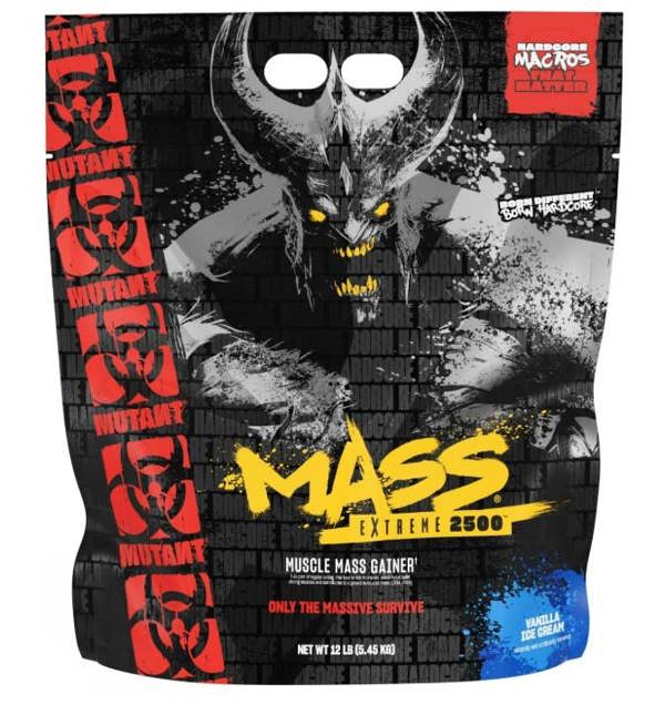 Mutant Mutant Mass Extreme 2500, Vanilla Ice Cream - 5450g