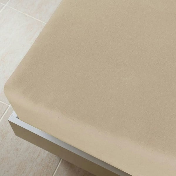 Berkfield Jersey Fitted Sheets 2 pcs Taupe 160x200 cm Cotton