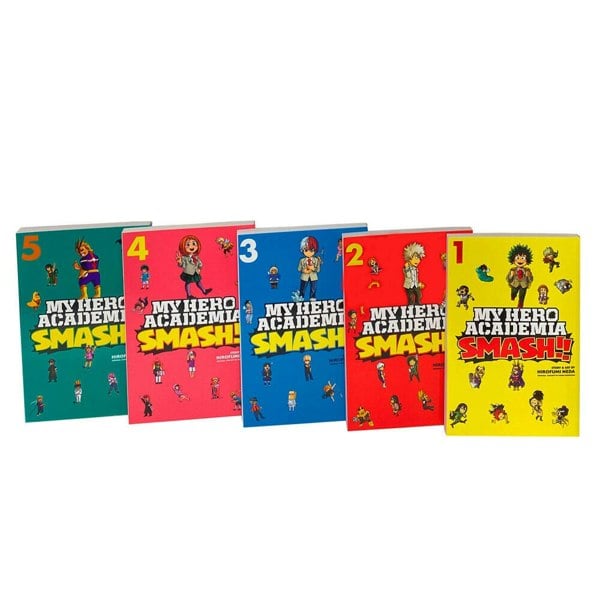 My Hero Academia Smash Series (Vol 1-5) Collection 5 Books Set By Kohei Horikosh