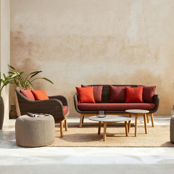 Julii Rattan Armchair, Two Seater Sofa, Outdoor Furniture-Weilai Concept-Weilai Concept