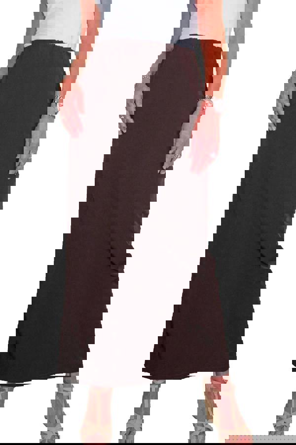 Paulo Due Women's Pull On Elasticated Waist Maxi Pencil Skirt