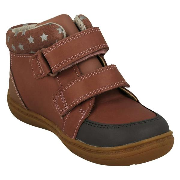 Clarks Girls Clarks Bear Detailed Ankle Boots Flash Bear
