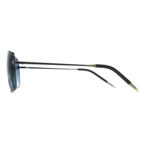 Oliver Peoples Sunglasses OV1150S Clifton 5036S3 Silver Blue Gradient Polarized