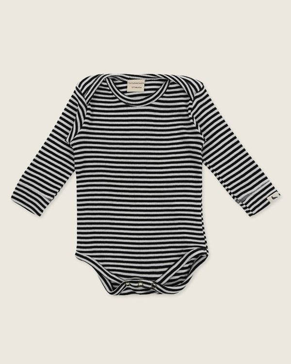 Multicolour Stripe Print Rib Bodysuit - image 2