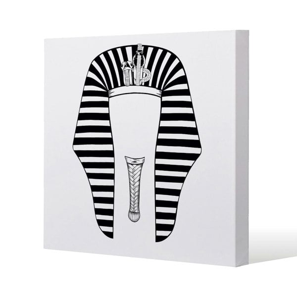 Benjamin Tate Design Tutankhamun Slim Style Canvas Print  75x75cm , 15mm Slim Real wood.