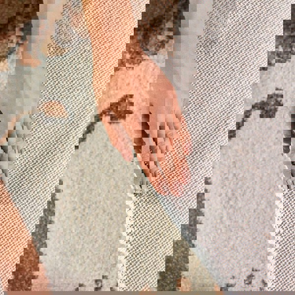 Kids Round Lion Rug, Heat-insulating, Cream Colour, Easy to CLean |THE RUGS