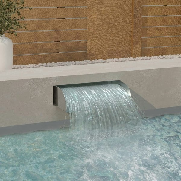 Berkfield Waterfall 60x34x14 cm Stainless Steel 304