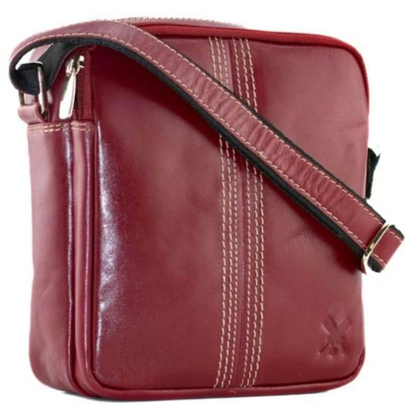 Mala Leather Edgbaston Cricket Mini Genuine Leather Crossbody Bag