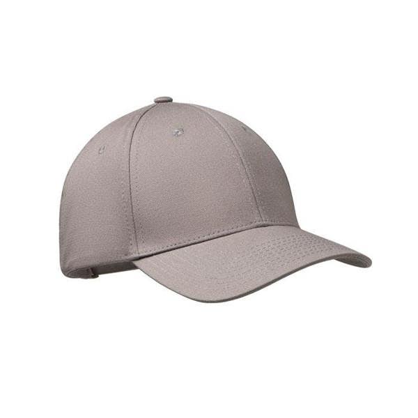 MidOcean Bahamas Cotton 6 Panel Baseball Cap - Grey - 
