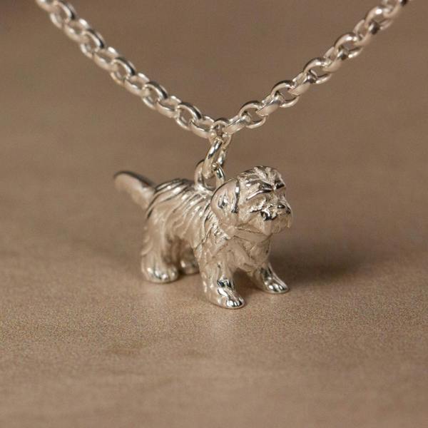 Shih Tzu Chain Bracelet - Personalised - Sterling Silver - MYLEE London