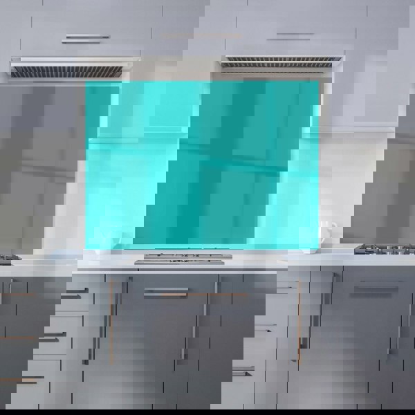 Warren Reed - Designer Teal Blue Kitchen Splashback