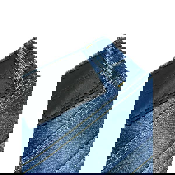 Dsquared Basic Wash Zip Detail Jeans   in  Blue