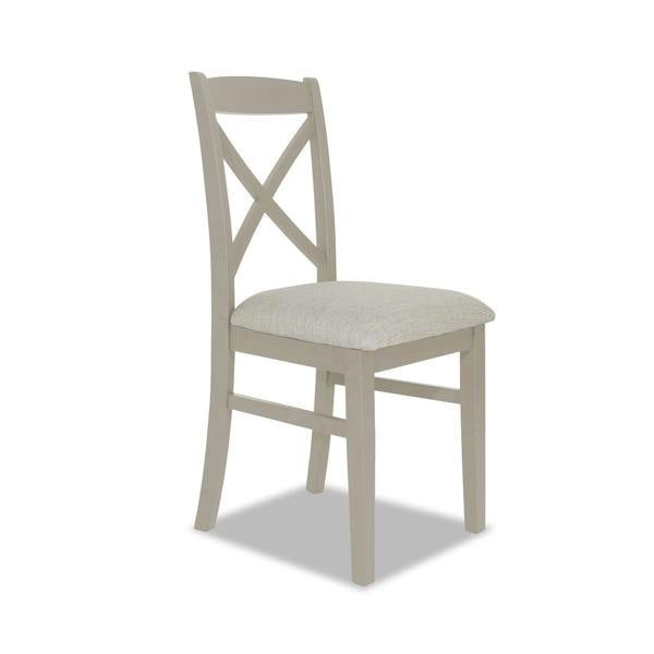 Statement Furniture Florence Crossback Dining Chair with Upholstered Seat