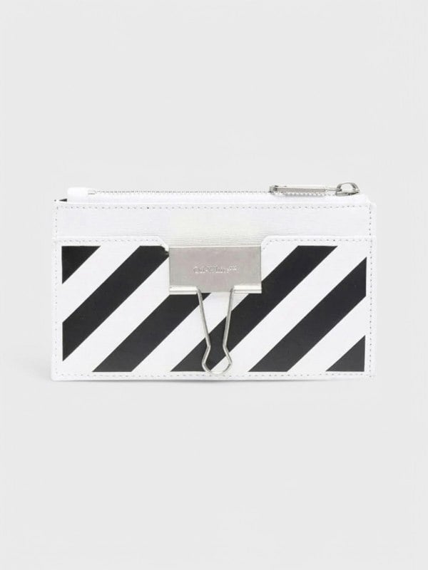 Off - White Binder Card Case With Pockets White - Supplied FashionOff - White