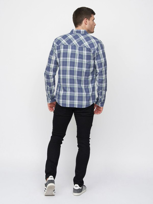 Duck and Cover Lennmore Shirt - Blue Check