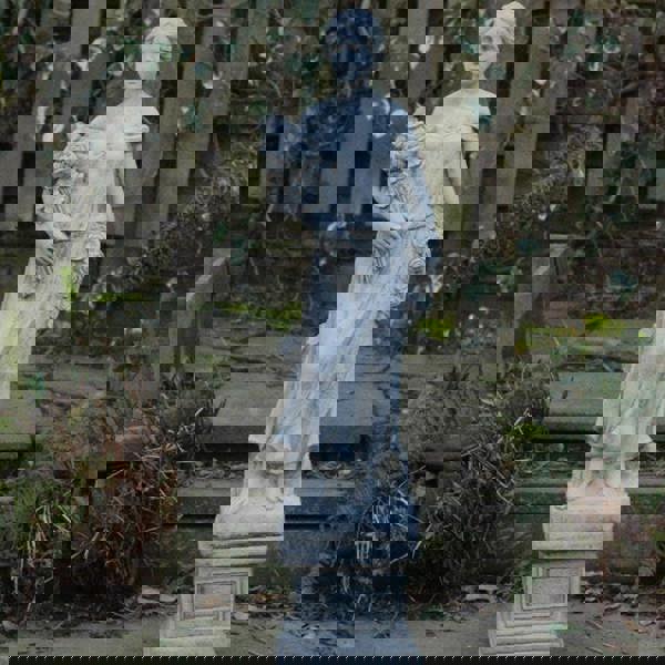 Large Conservatory Female Statue with Bouquet