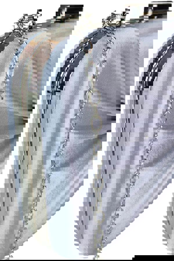 Paulo Due Bow Satin Clutch Bag