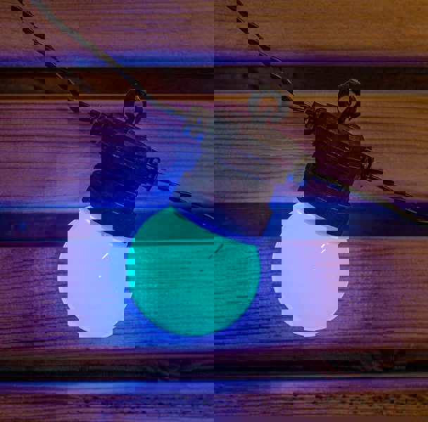 Samuel Alexander Set of 10 Indoor Outdoor Connectable Party Festoon Lights with Multi-Coloured LEDs