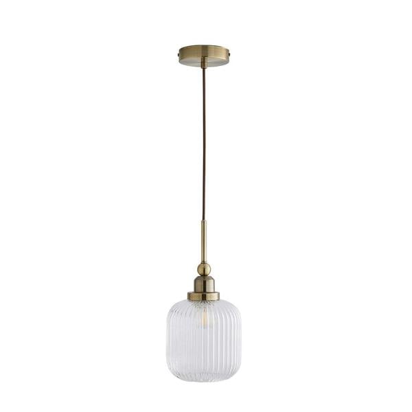 Pagazzi Lighting Riva Antique Brass Single Pendant