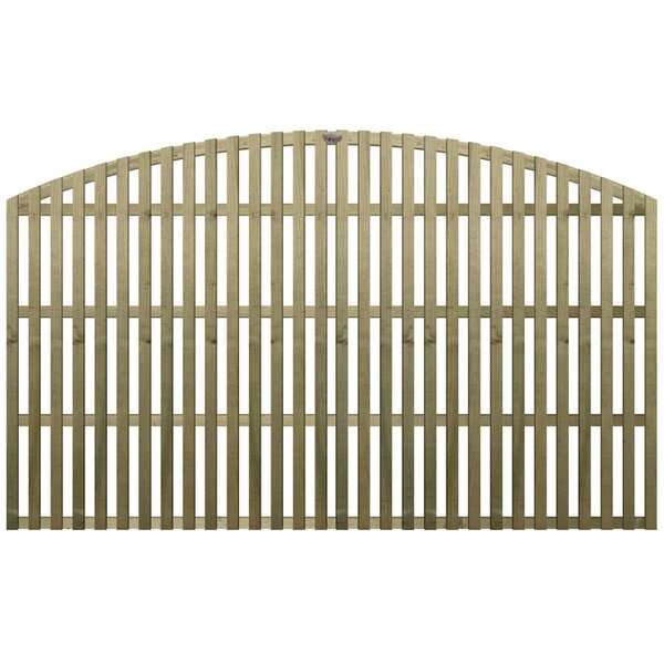 Premier Garden Supplies Florence Fence Panel Topper Garden Trellis 6ft x 1-4ft Decorative Arched Fencing Wall-Mount Privacy Balcony Patio Screen - Wood - 3, 4 or 5 - 4 Pack Height: 3ft x Width: 6ft (182.8cm) x 4 Pack
