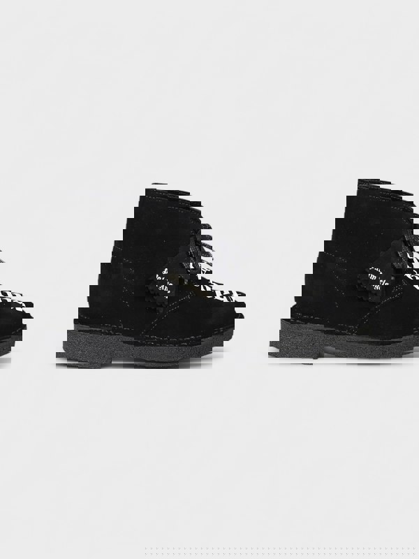 Palm Angels Clarks Originals Desert Boot Palm Angels Logo Black White