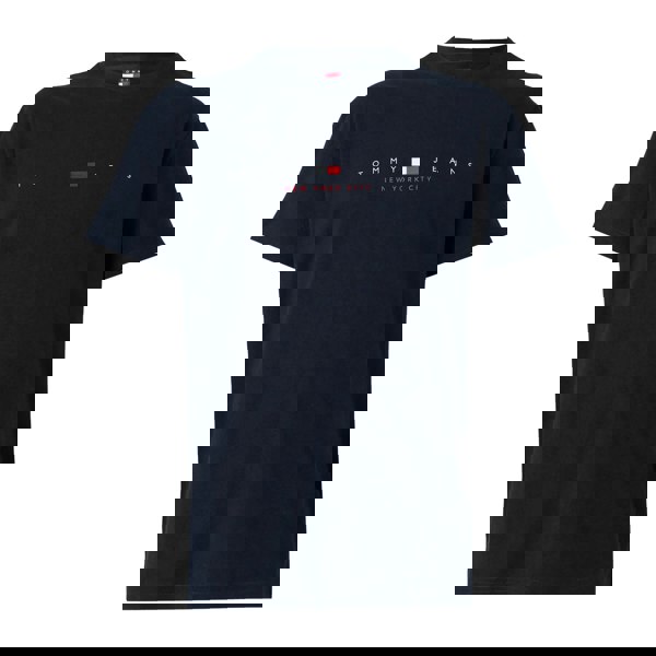 Tommy Hilfiger Tommy Jeans Flag Linear T-Shirt Dark Night Navy