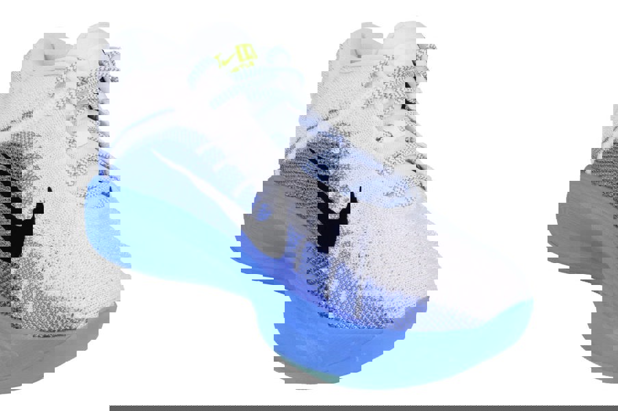 Nike G.T. Hustle 3 Mens Basketball Trainers Fv5953  100 - White Black Royal Pulse Volt 100 - Photo 3